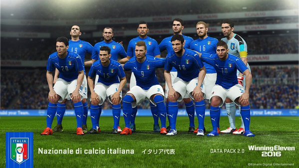 Uniforme Itália - Euro 2016 - PES 2016