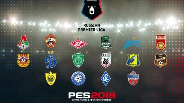 Clubes Premier League Russa - PES 2019