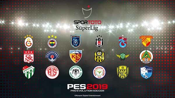Times Liga turca - PES 2019