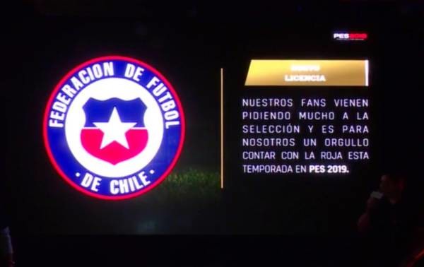 Licença seleção chilhena - PES 2019